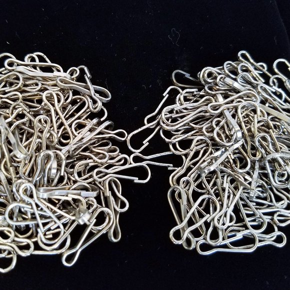 200 NICKEL Bail CLASP Pendant Connector new - Picture 1 of 7